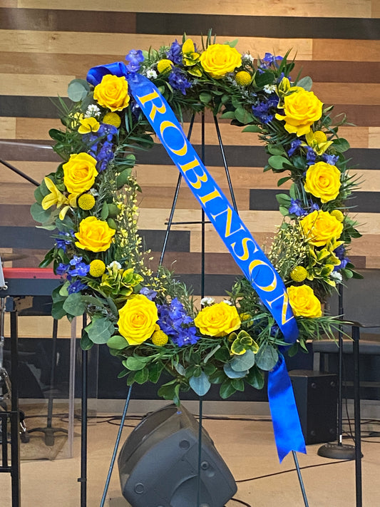 foam free funeral wreath