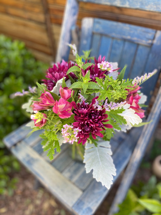 Alstroemeria and Mum Bouquet